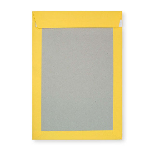 C4 Dark Yellow Board Back 110gsm Peel & Seal Envelope (324 x 229mm)