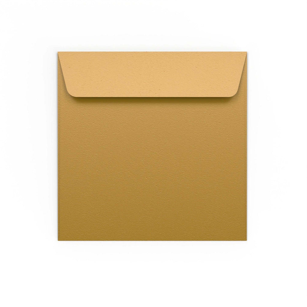 Gold Coloured Peel & Seal 120gsm Envelope (155 x 155mm)