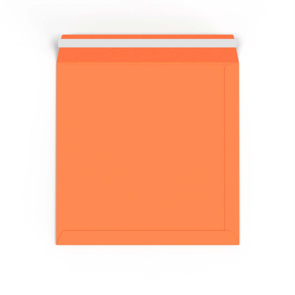 Orange Gummed V-Flap 120gsm Envelope (220 x 220mm)