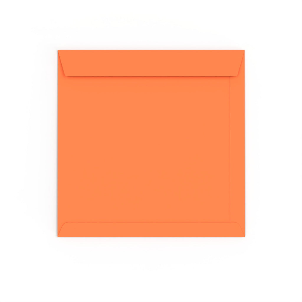 Orange Gummed V-Flap 120gsm Envelope (220 x 220mm)