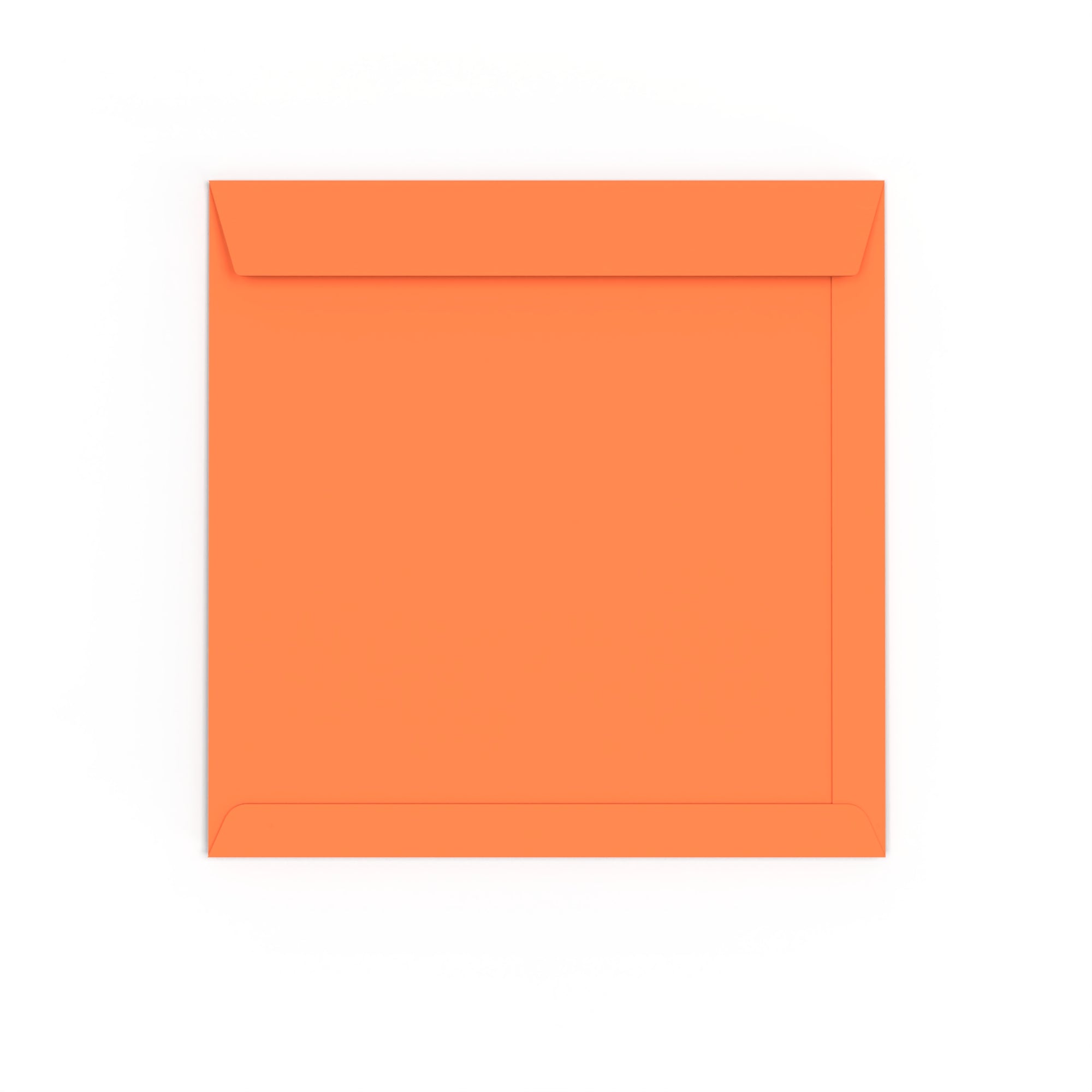 Orange Gummed V-Flap 120gsm Envelope (220 x 220mm)