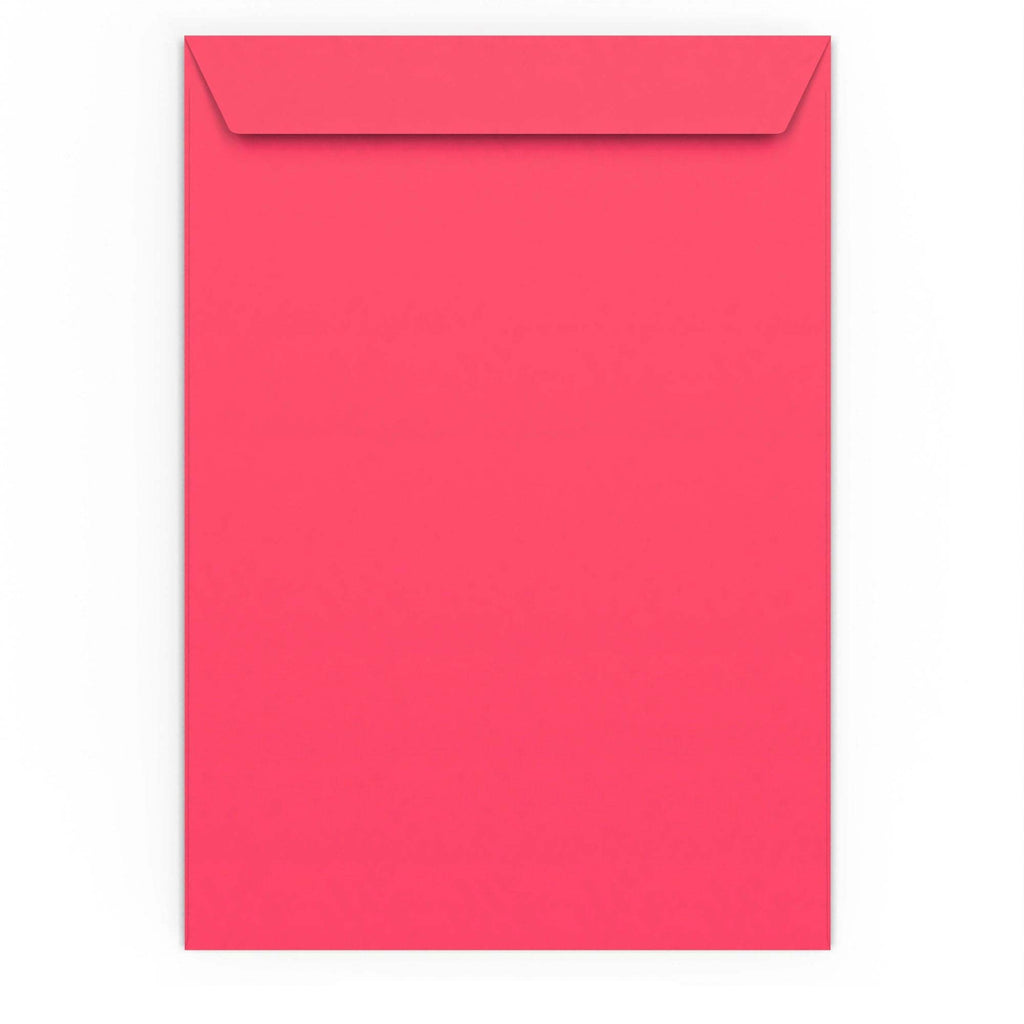 C4 Bright Pink 120gsm Peel & Seal Envelope (324 x 229mm)