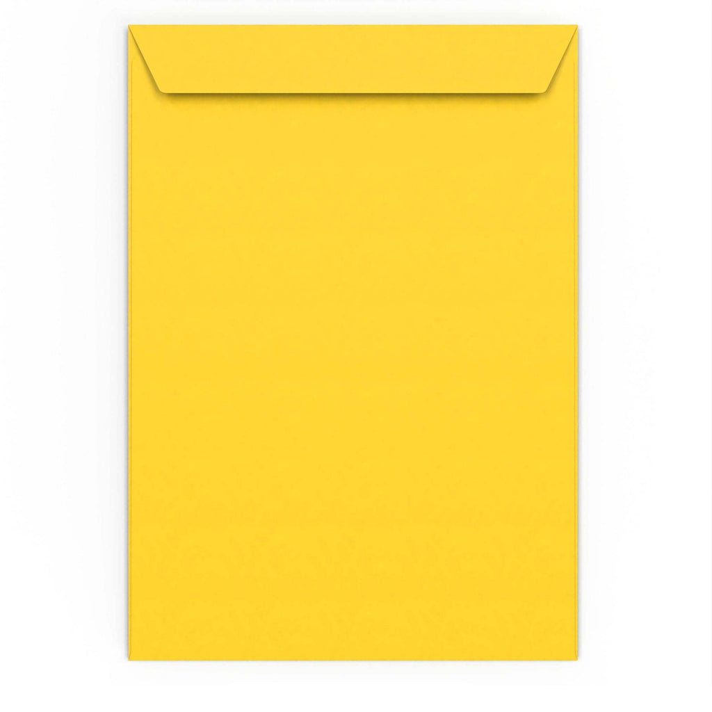 C4 Mid Yellow 120gsm Peel & Seal Envelope (324 x 229mm)