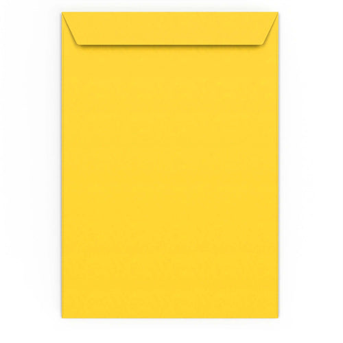 C4 Mid Yellow 120gsm Peel & Seal Envelope (324 x 229mm)