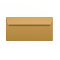 DL Gold 120gsm Peel & Seal Coloured Envelope (110 x 220mm)