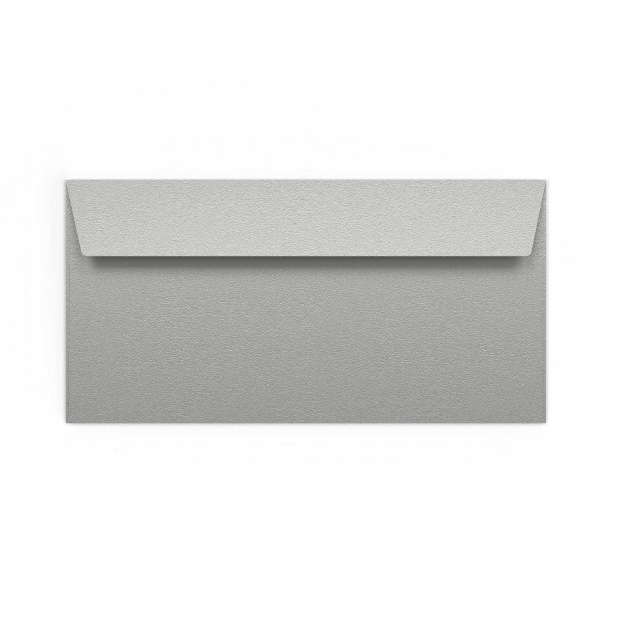 DL Silver 120gsm Peel & Seal Coloured Envelope (110 x 220mm)