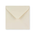 Ivory Wove 100gsm Gummed V-Flap Greeting Card Envelope (130 x 130mm)