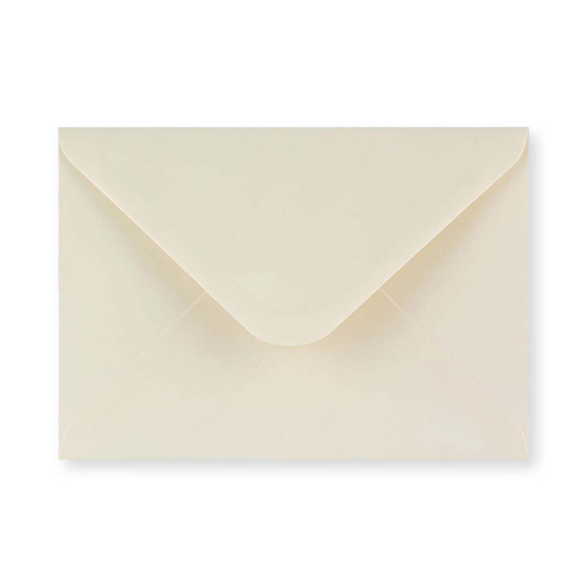 Ivory Wove 100gsm Gummed V-Flap Greeting Card Envelope (133 x 184mm)