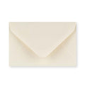 Ivory Wove 100gsm Gummed V-Flap Greeting Card Envelope (62 x 94mm)