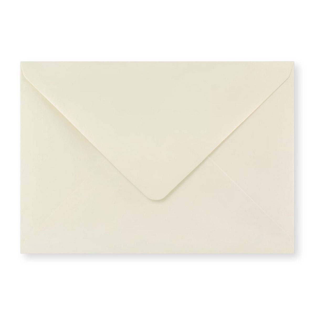 C5 Ivory Wove 100gsm Gummed V-Flap Greetings Envelope (162 x 229mm)