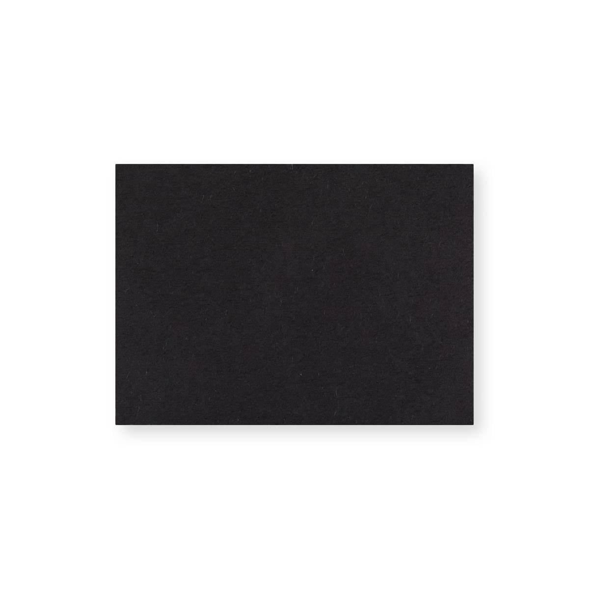 Black 100gsm Gummed V-Flap Greeting Card Envelope (70 x 100mm)