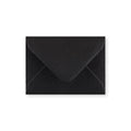 Black 100gsm Gummed V-Flap Greeting Card Envelope (70 x 100mm)