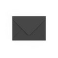 Black British Made 100gsm Gummed V-Flap Envelope (133 x 184mm)