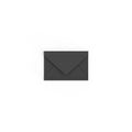 Black British Made 100gsm Gummed V-Flap Envelope (62 x 94mm)