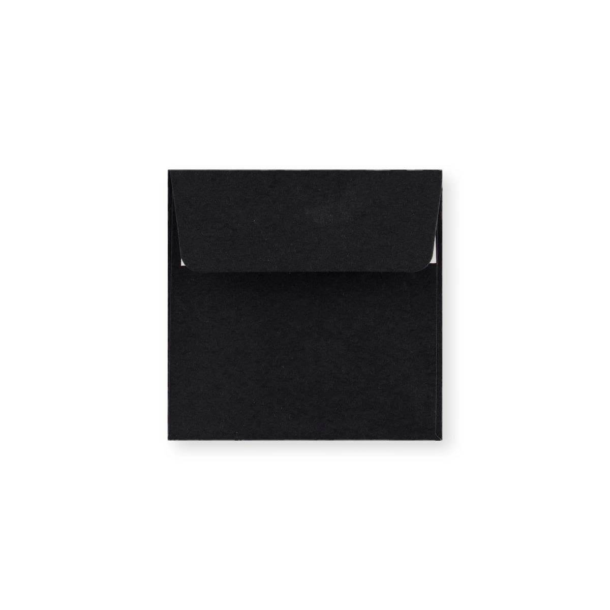 Black Coloured Peel & Seal 120gsm Envelope (100 x 100mm)
