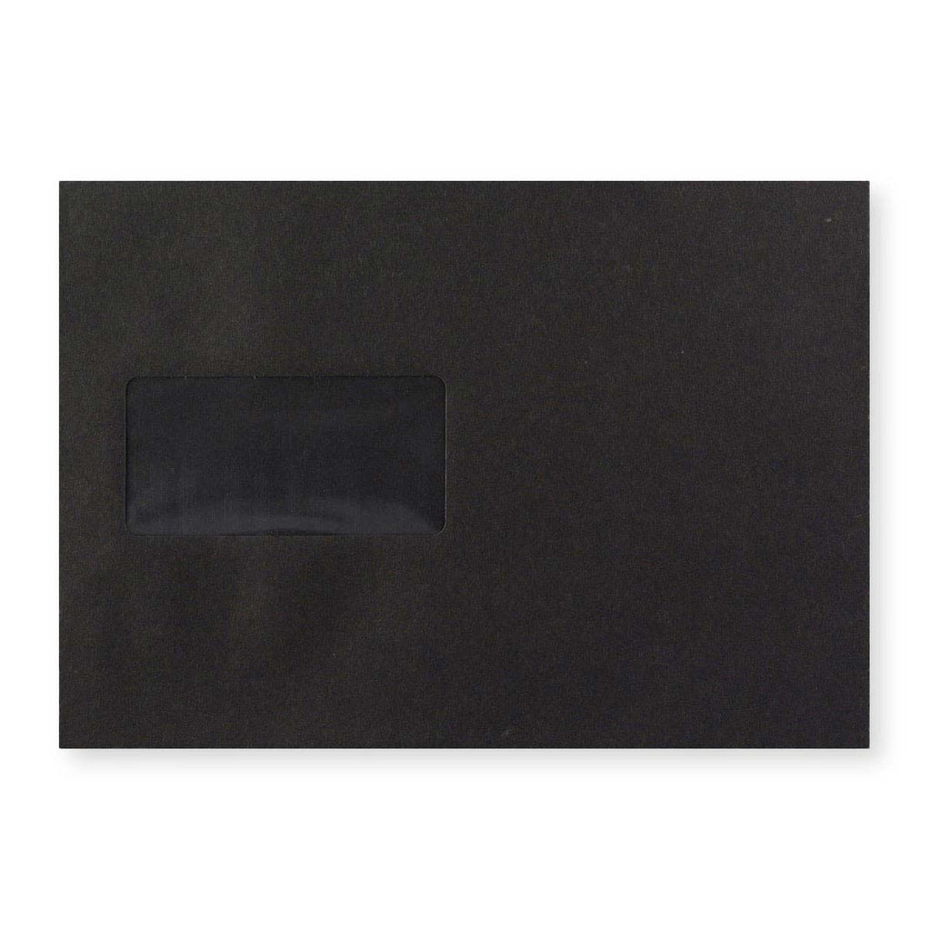 C5 Black 120gsm Peel & Seal Coloured Envelope (162 x 229mm)