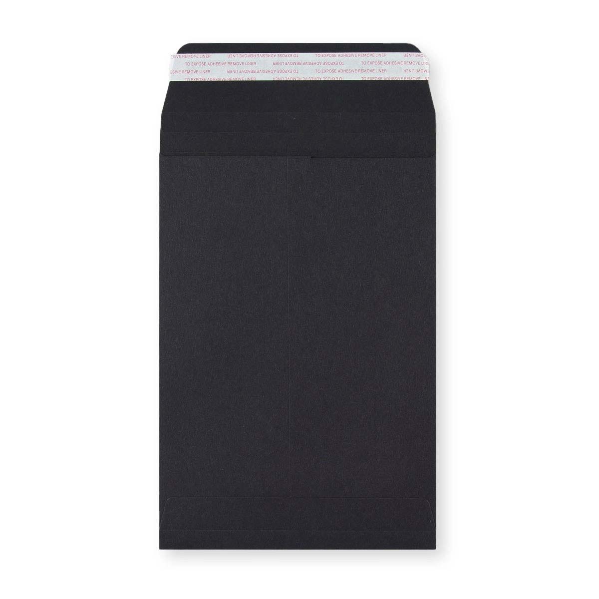 C5 Black 180gsm Peel & Seal Gusset Envelope (162 x 229 x 25mm)