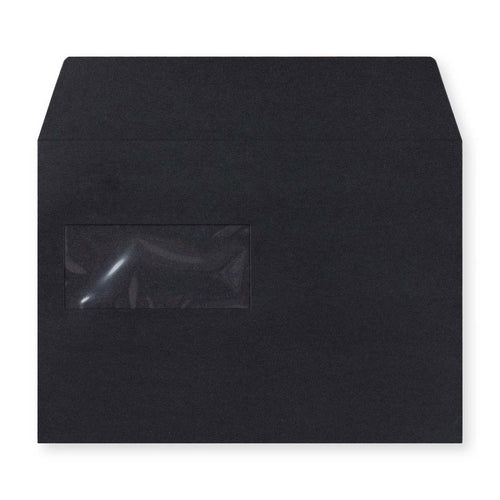 C5 Black Luxury 180gsm Peel & Seal Envelope (162 x 229mm)