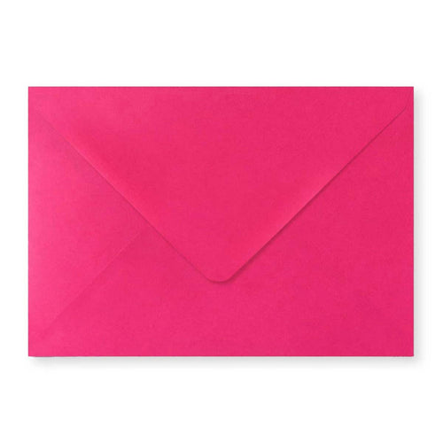 C5 Fuschia Pink 100gsm Gummed V-Flap Greetings Envelope (162 x 229mm)
