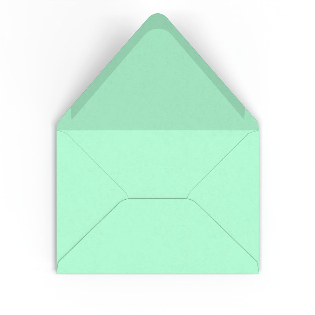 C5 Jade Green British Made 100gsm Gummed V-Flap Envelope (162 x 229mm)