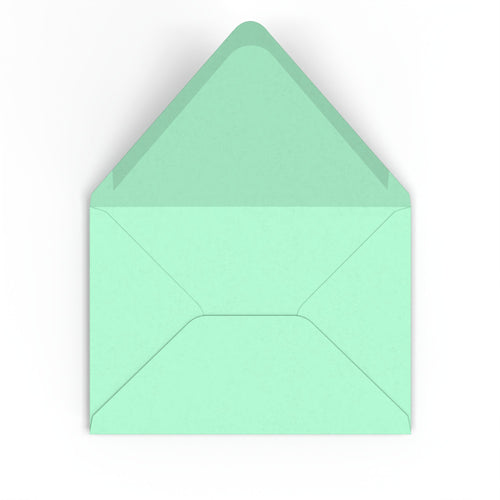 C5 Jade Green British Made 100gsm Gummed V-Flap Envelope (162 x 229mm)