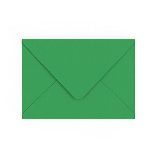 C5 Kelly Green British Made 100gsm Gummed V-Flap Envelope (162 x 229mm)