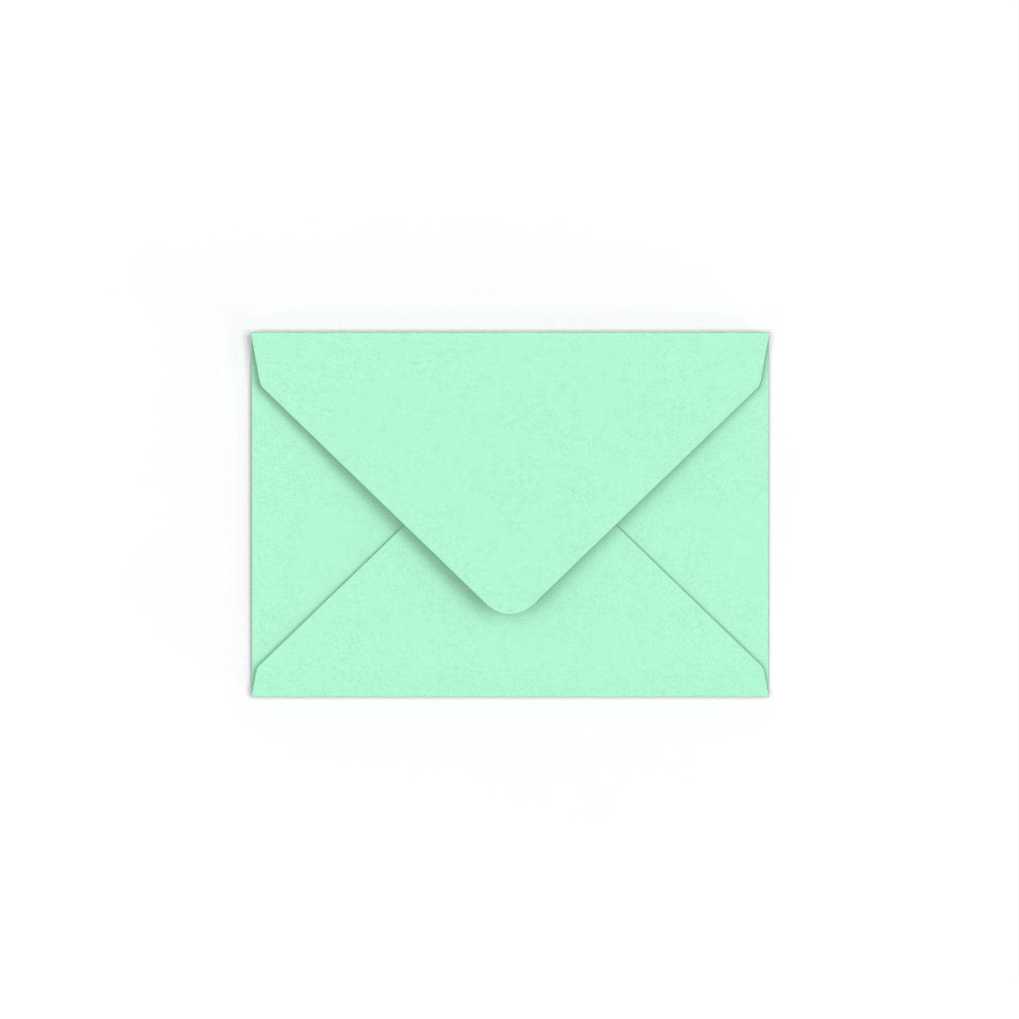 C6 Jade Green British Made 100gsm Gummed V-Flap Envelope (114 x 162mm)