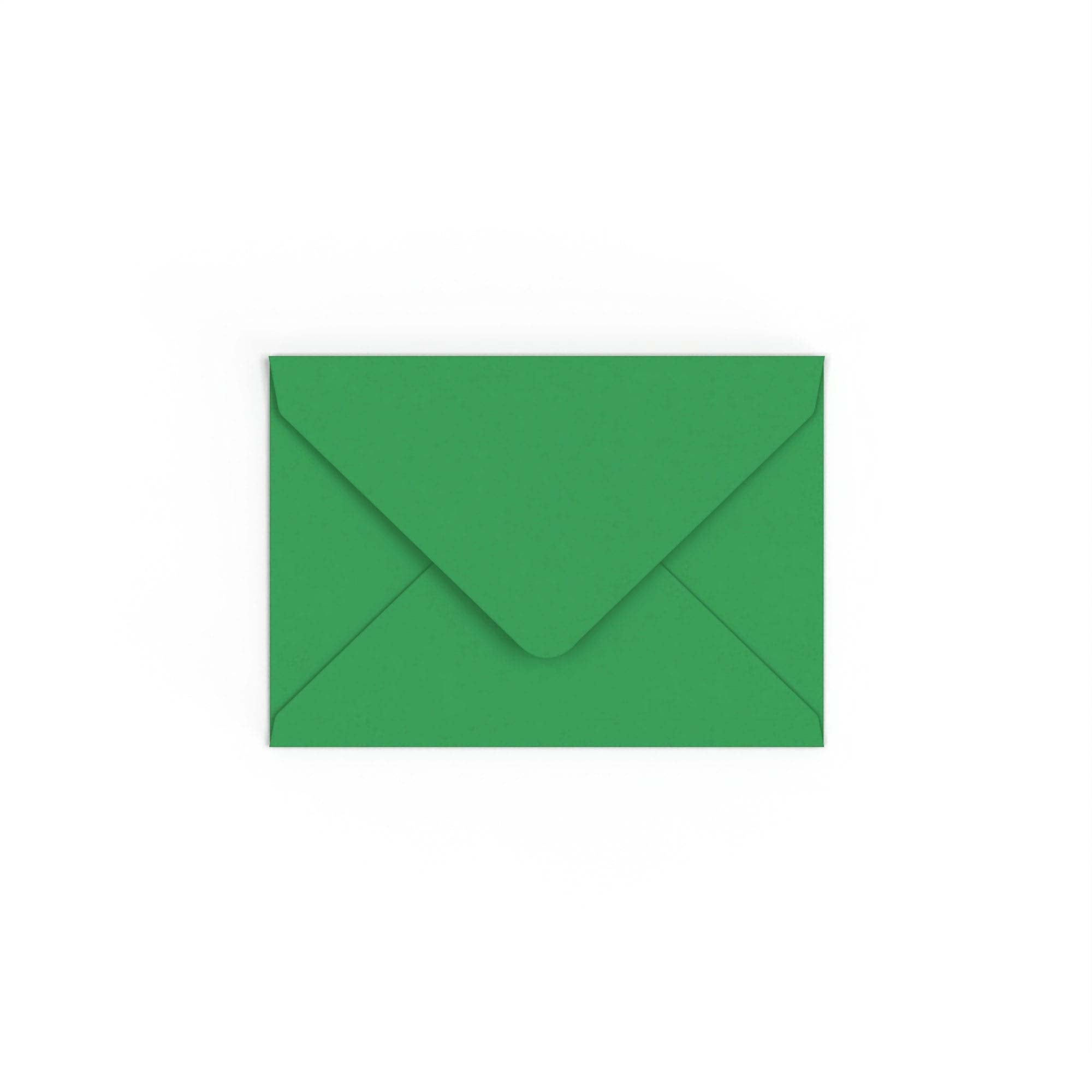 C6 Kelly Green British Made 100gsm Gummed V-Flap Envelope (114 x 162mm)