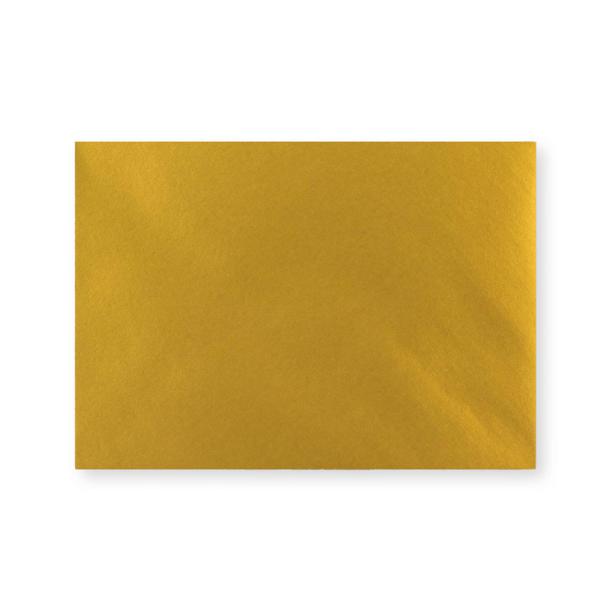 C6 Metallic Gold 100gsm Gummed V-Flap Greetings Envelope (114 x 162mm)