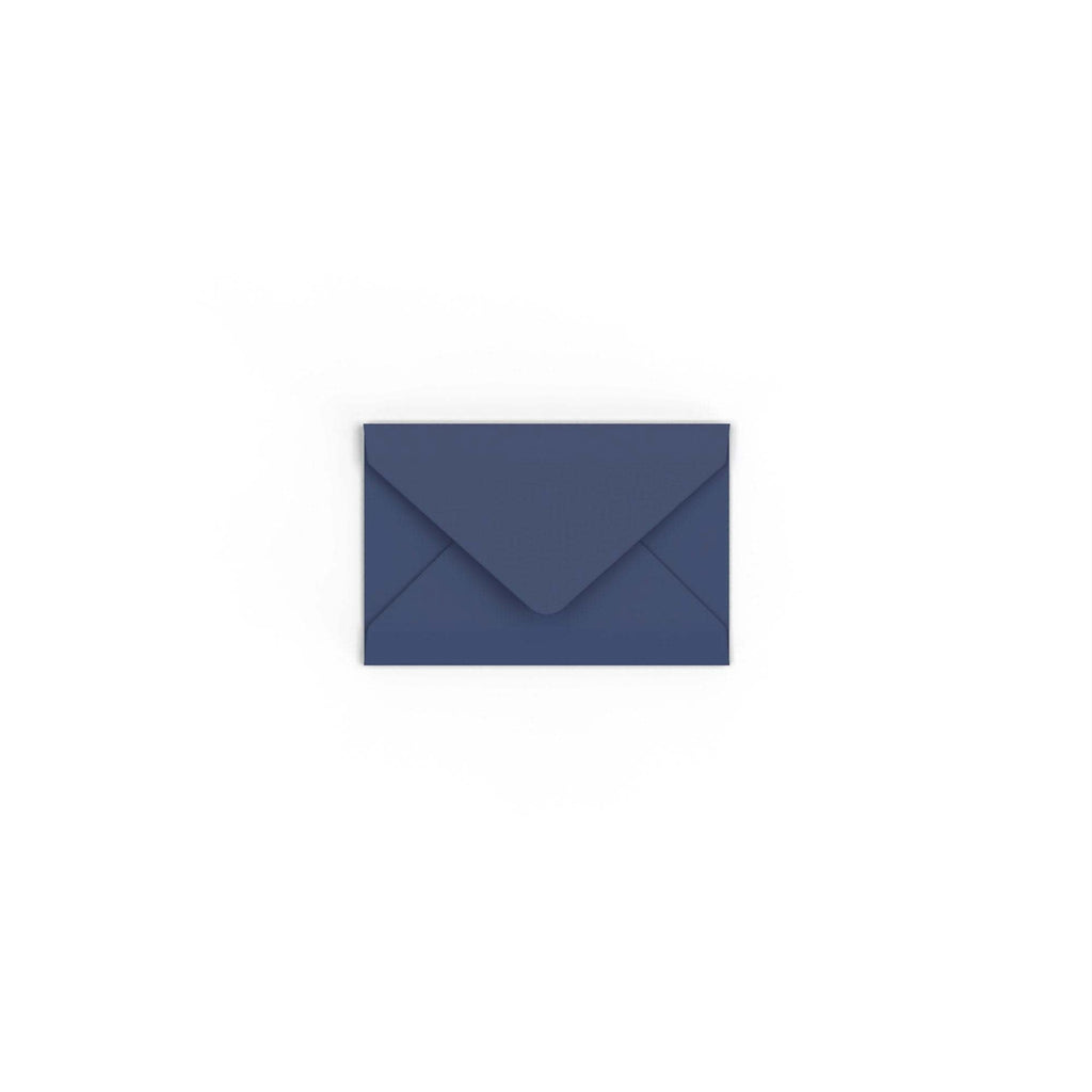 C6 Navy Blue British Made 120gsm Gummed V-Flap Envelope (114 x 162mm)