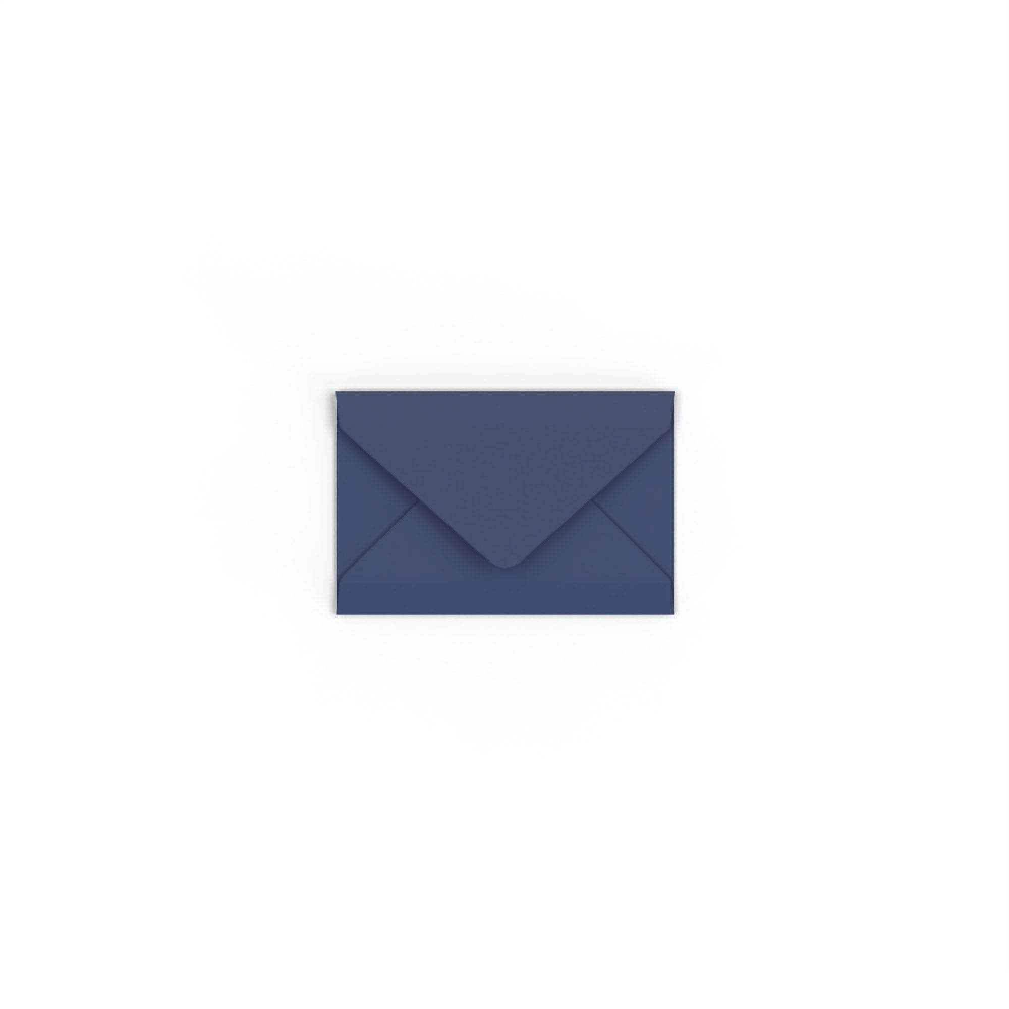 C6 Navy Blue British Made 120gsm Gummed V-Flap Envelope (114 x 162mm)