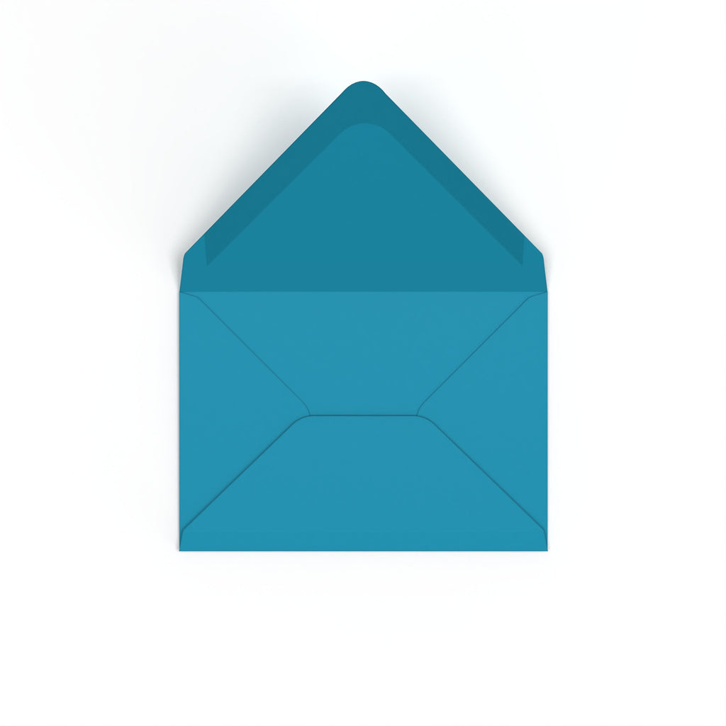 C6 Navy Blue British Made 120gsm Gummed V-Flap Envelope (114 x 162mm)