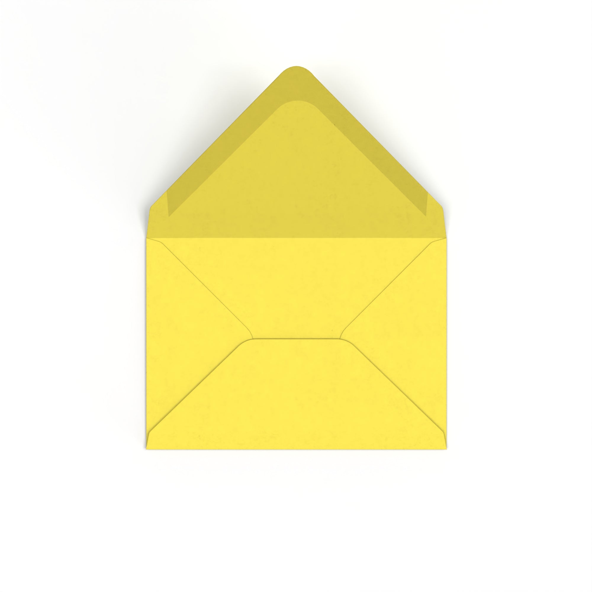 C6 Sunflower Yellow British Made 120gsm Gummed V-Flap Envelope (114 x 162mm)