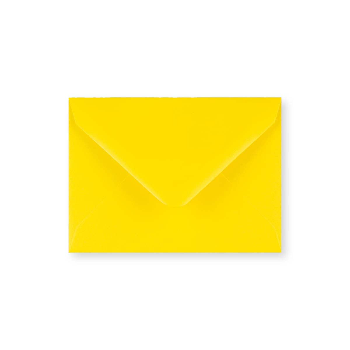 C7 Daffodil Yellow 100gsm Gummed V-Flap Greetings Envelope (82 x 113mm)