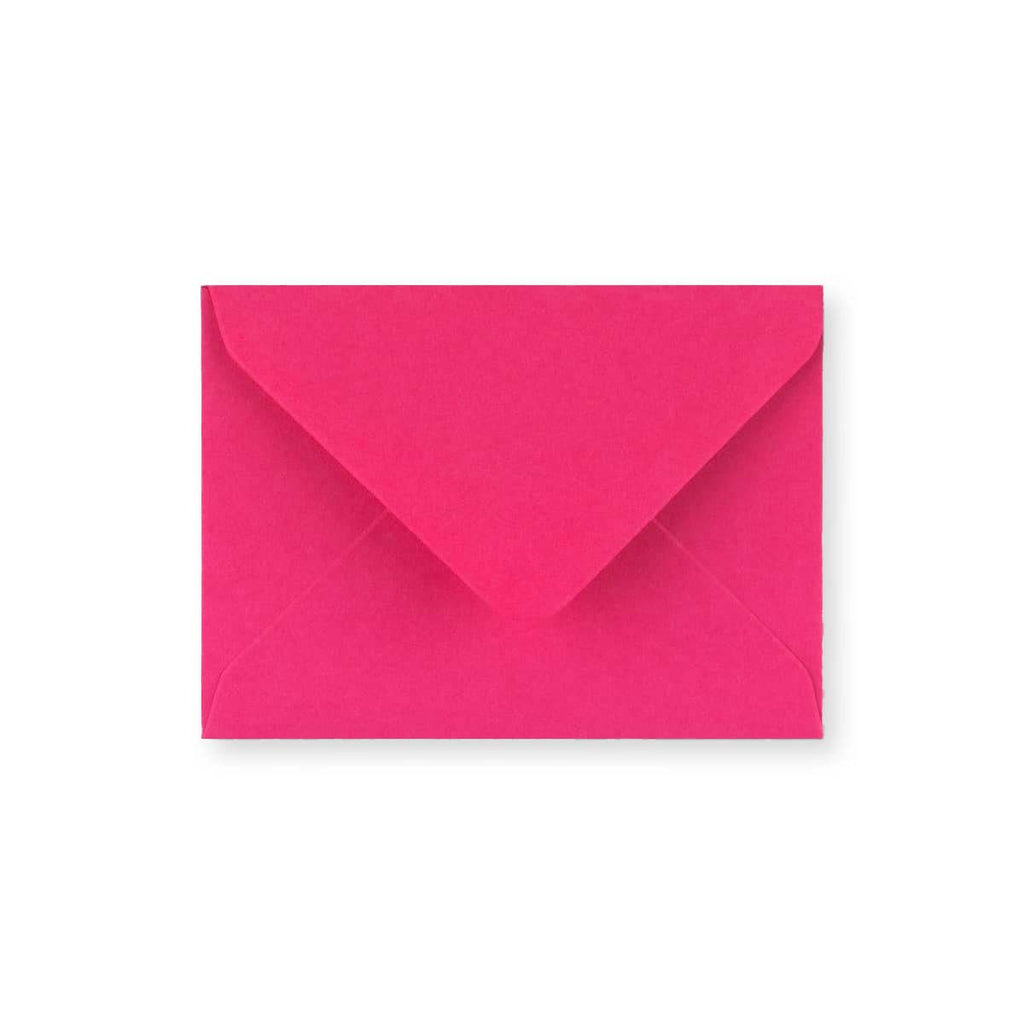 C7 Fuschia Pink 100gsm Gummed V-Flap Greetings Envelope (82 x 113mm)