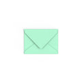 C7 Jade Green British Made 100gsm Gummed V-Flap Envelope (82 x 113mm)