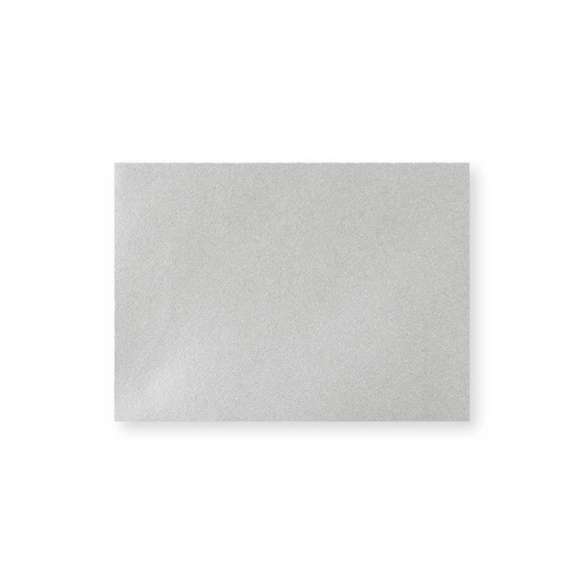C7 Metallic Silver 100gsm Gummed V-Flap Greetings Envelope (82 x 113mm)