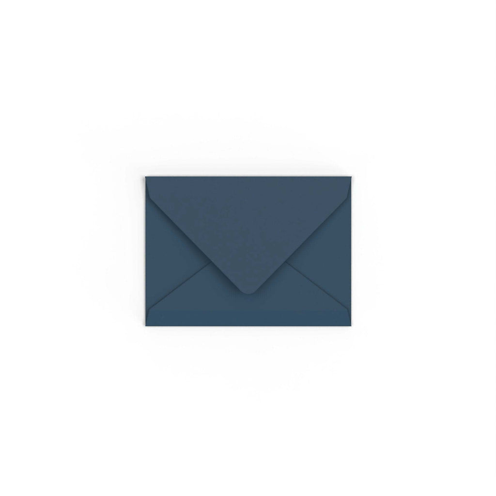 C7 Navy Blue British Made 120gsm Gummed V-Flap Envelope (82 x 113mm)