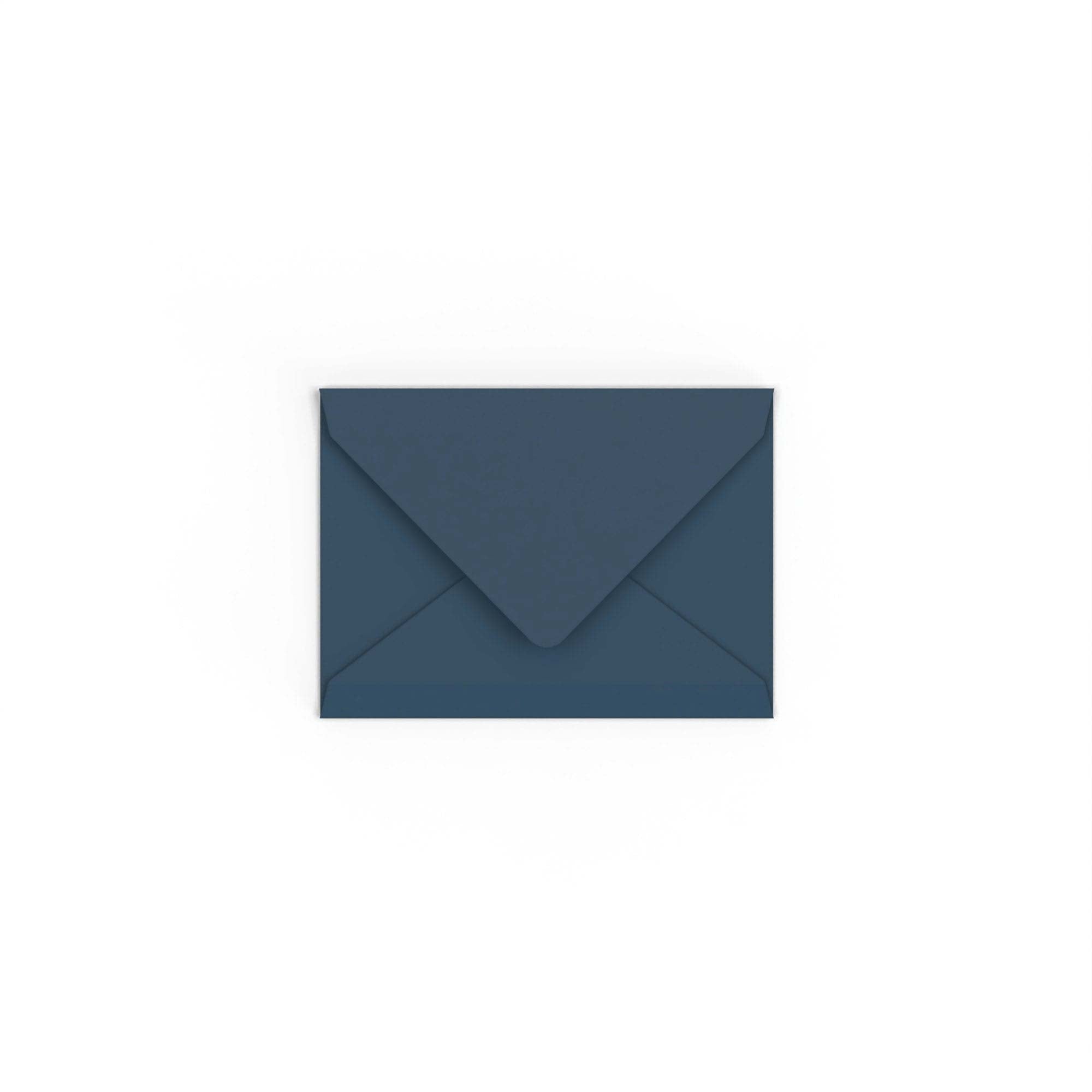 C7 Navy Blue British Made 120gsm Gummed V-Flap Envelope (82 x 113mm)