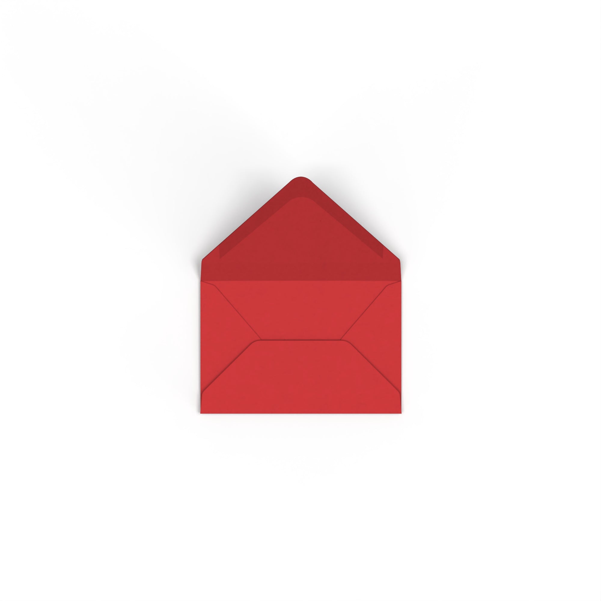 Cherry Red British Made 100gsm Gummed Envelope (62 x 94mm)