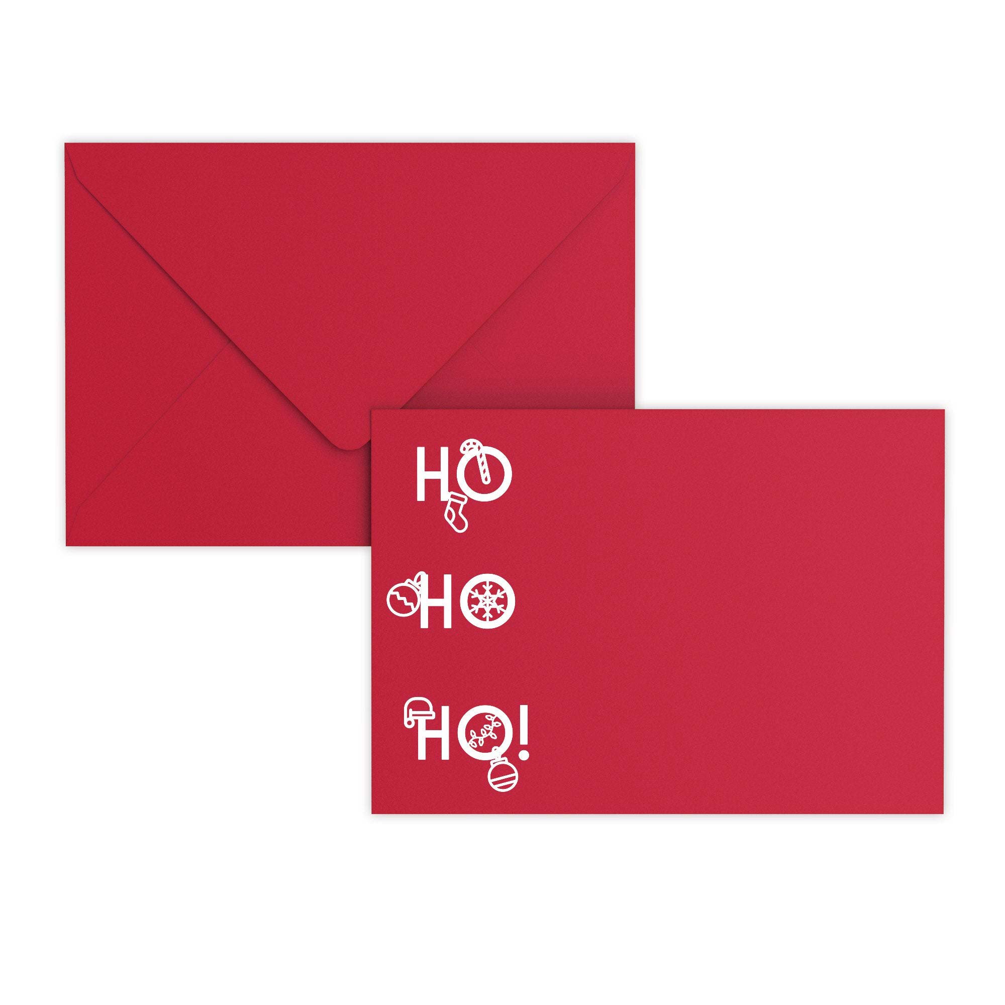 Christmas Ho Ho Ho Envelopes