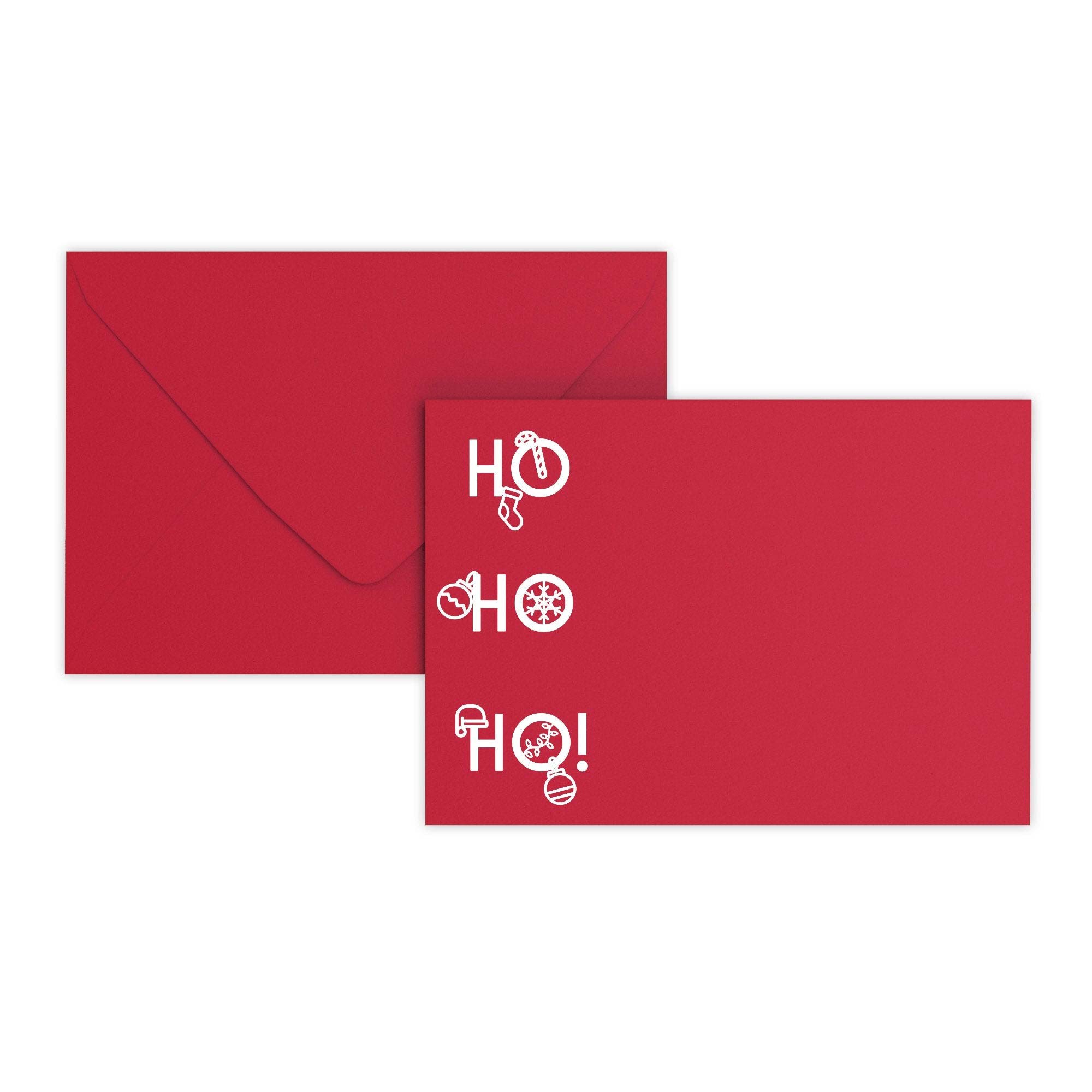 Christmas Ho Ho Ho Envelopes