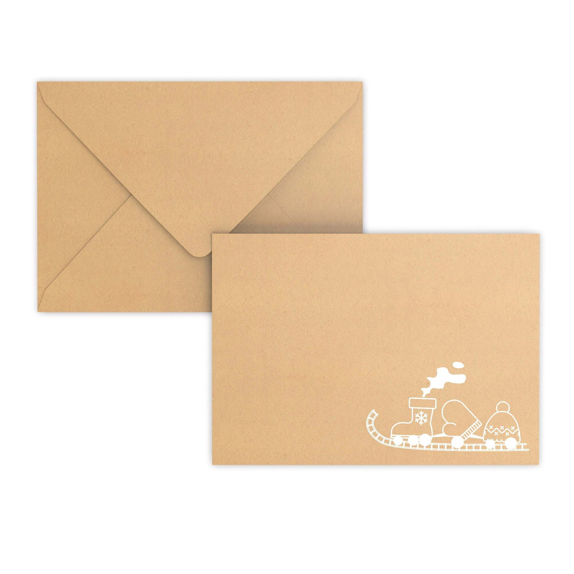 Christmas Toy Train Envelopes