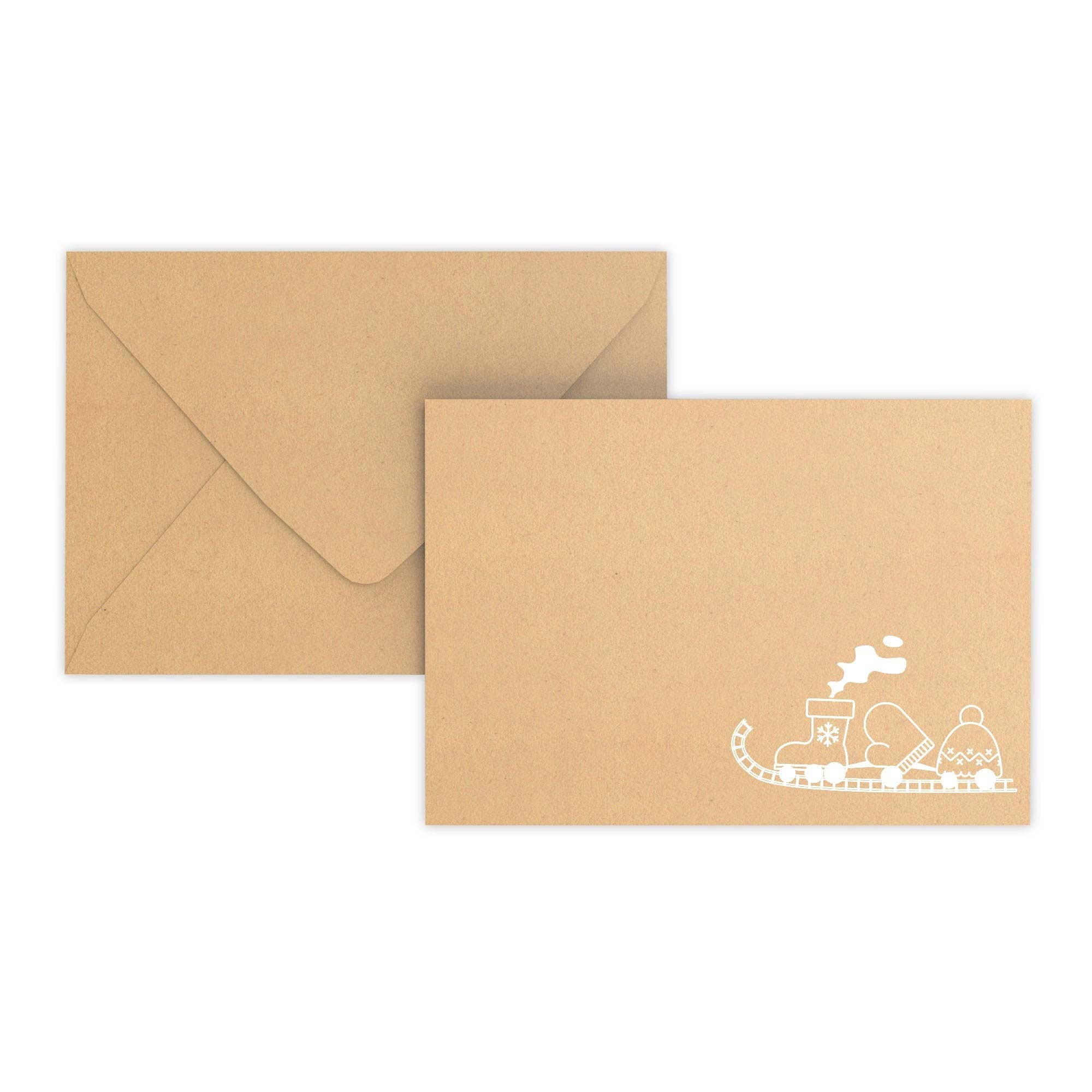 Christmas Toy Train Envelopes