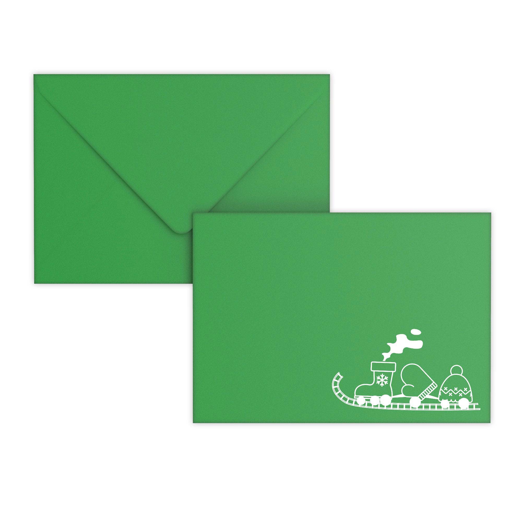 Christmas Toy Train Envelopes