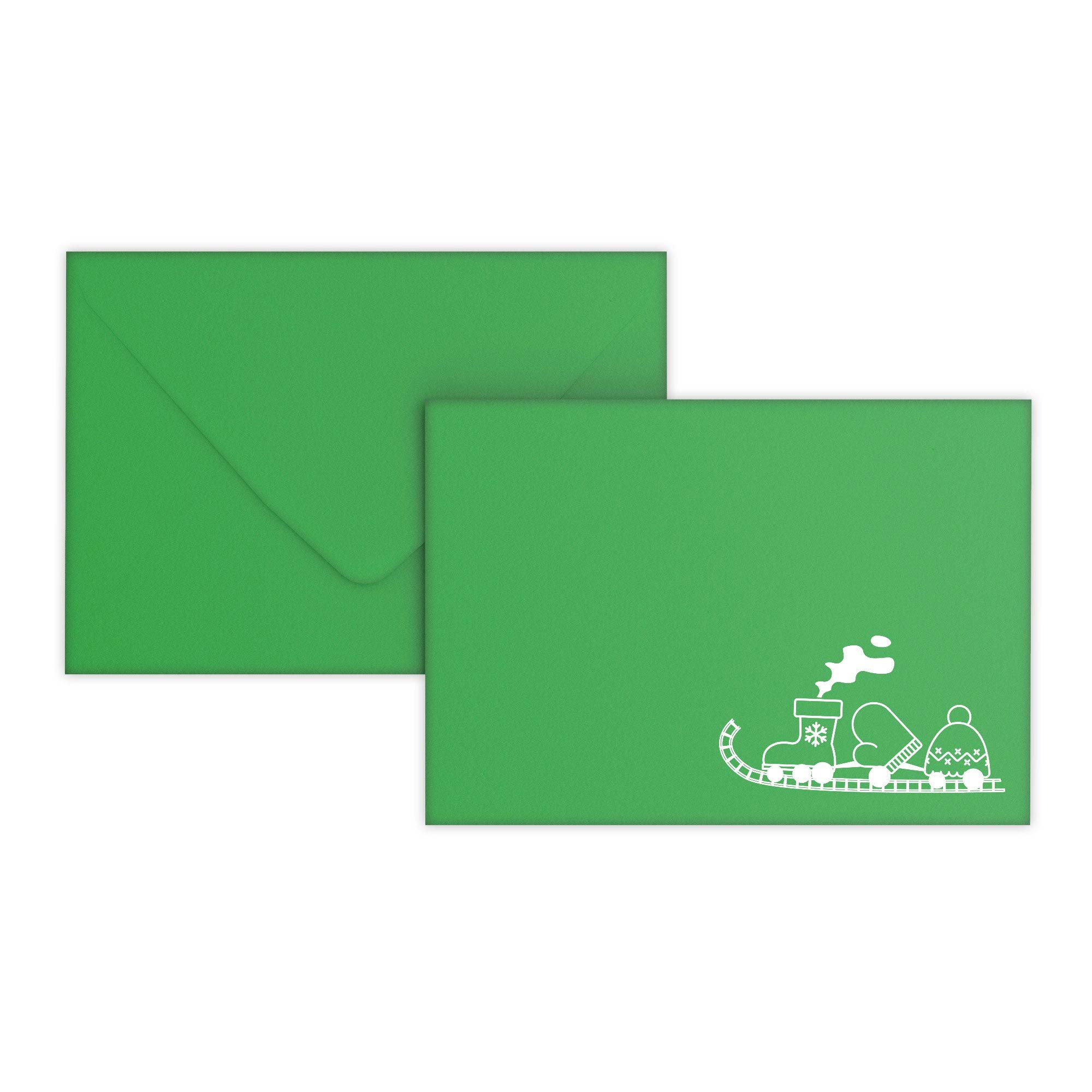 Christmas Toy Train Envelopes