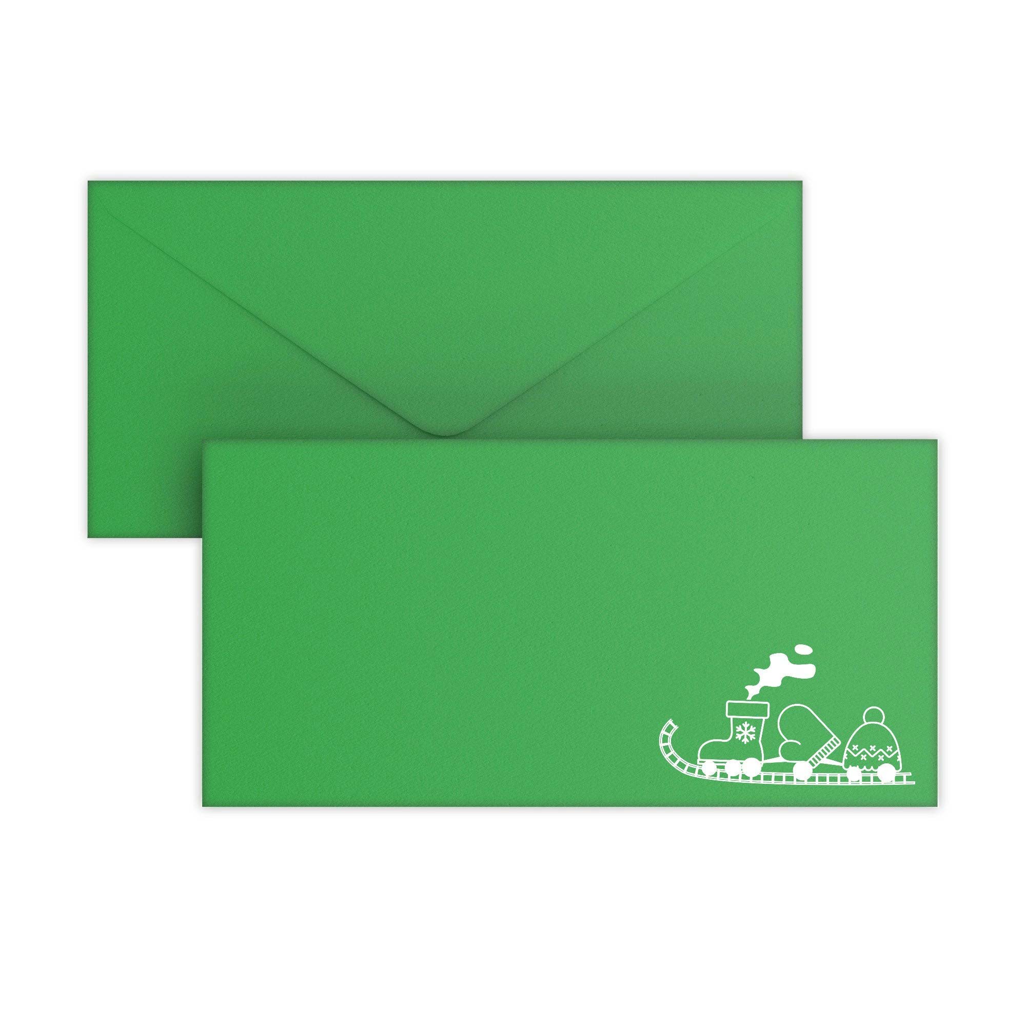 Christmas Toy Train Envelopes