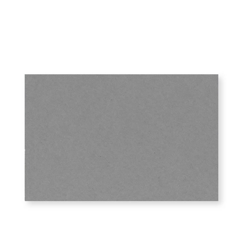 Dark Grey 120gsm Gummed V-Flap Greeting Card Envelope (62 x 94mm)