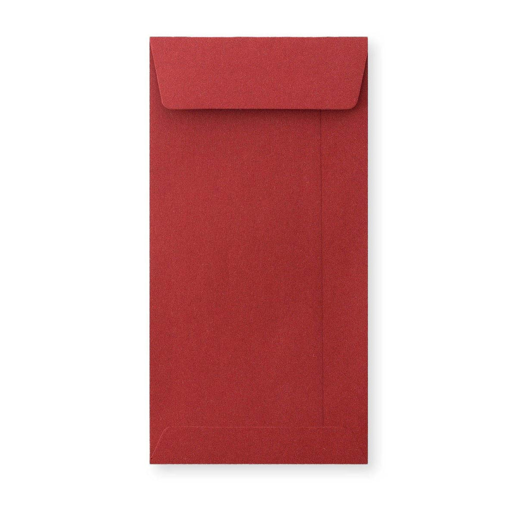 DL Dark Red 110gsm Peel & Seal Coloured Envelope (220 x 110mm)