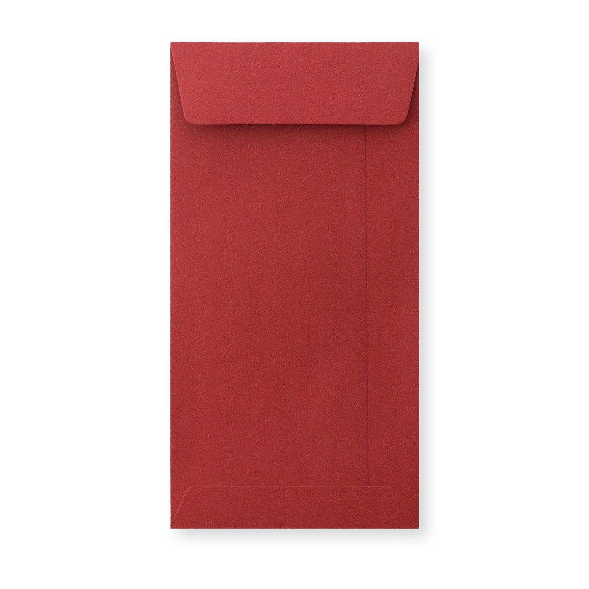 DL Dark Red 110gsm Peel & Seal Coloured Envelope (220 x 110mm)